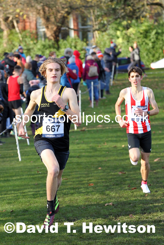 Mens under-17s, European Cross Country Championships Trials, Sefton Park, Liverpool. Photo: David T. Hewitson/Sports for All Pics